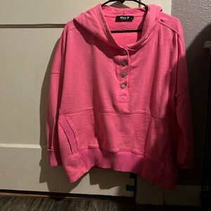 Pink hoodie